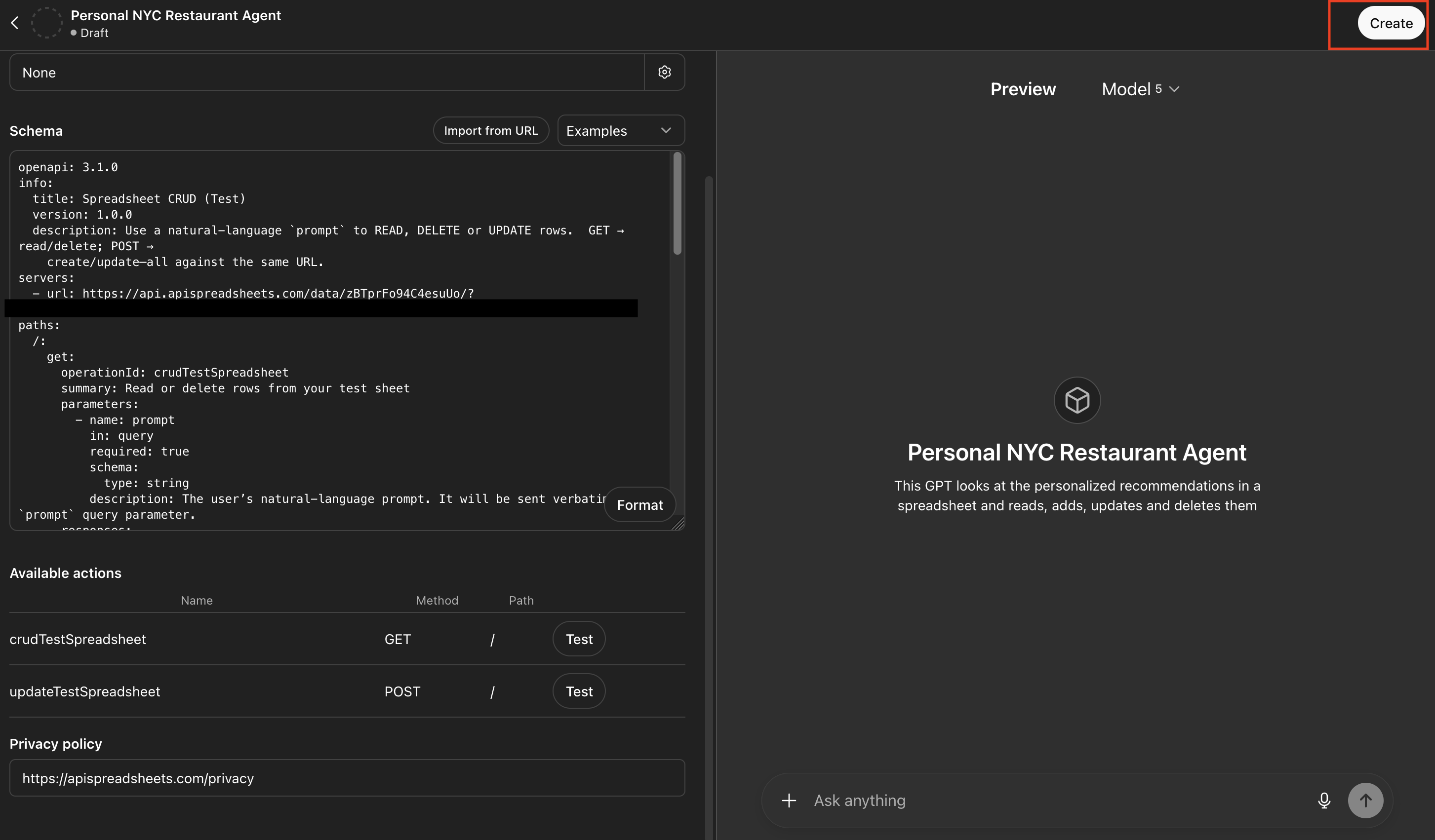 Final Create your CustomGPT
